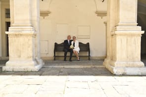 Hochzeitsfotos im Schloss