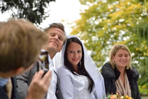 Hochzeitsfotos Schwarzweiß
